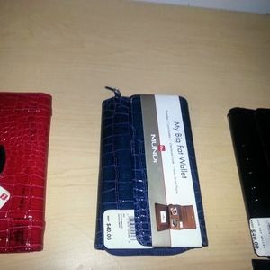 NEW 2 pc. set Faux Leather Wallets | 2 Colors NWT